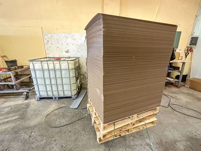 Los 257 - Posten Trennpappe, einwellig