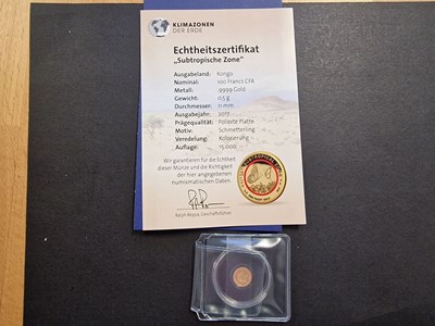Los 493 - 100-Franc-Goldsammlermünze