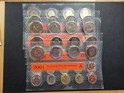 Los 506 - DM-Kursmünzensätze (5x)