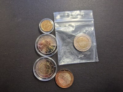 Los 528 - 2-Euro-Gedenkmünzen (4x)