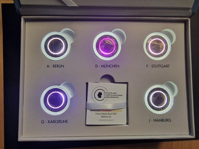 Los 543 - 5-Euro-Sondermünzsatz in LED-Box