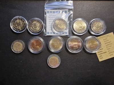Los 600 - 2-Euro-Gedenkmünzen (11x)