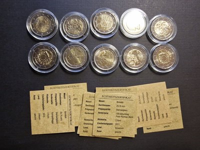Los 623 - 2-Euro-Gedenkmünzen (10x)